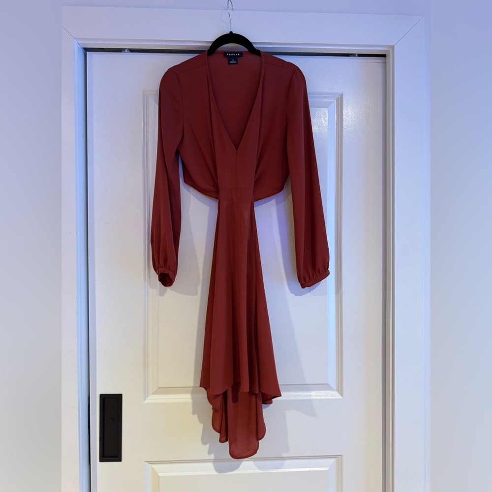 TROUVÉ RUST COLOR DRESS - Picture 6 of 9